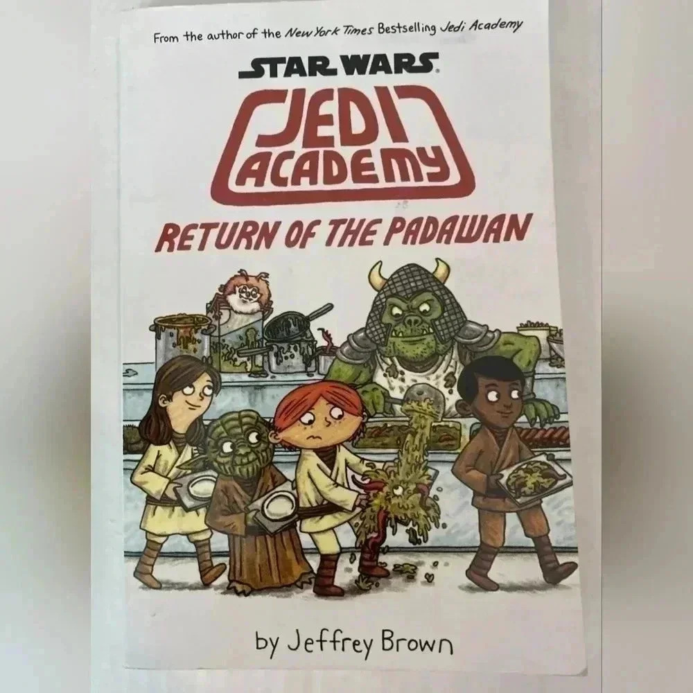 Scholastic Jedi Academy Star Wars book.